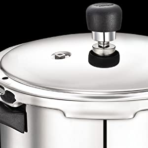Prestige Popular Stainless Steel Pressure Cooker, 3 Litres, Silver SPN-FOR1