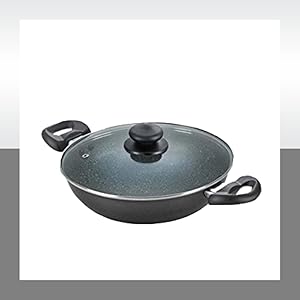 Prestige Omega Deluxe Granite 3 Pcs with 1 Glass Lid