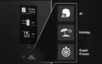 3 Intelligent Modes: AI | Holiday | Super Freezer