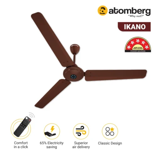 ikano_1400_pli_brown2 Atomberg Ikano Ceiling Fan