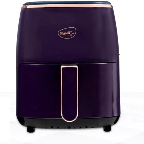 51QrT8RihgL._SX679_ (1) Pigeon Healthifry Plus Digital Air Fryer, 360° High Speed Air Circulation Technology 1400 W with Non-Stick 4.2 L Basket - Purple
